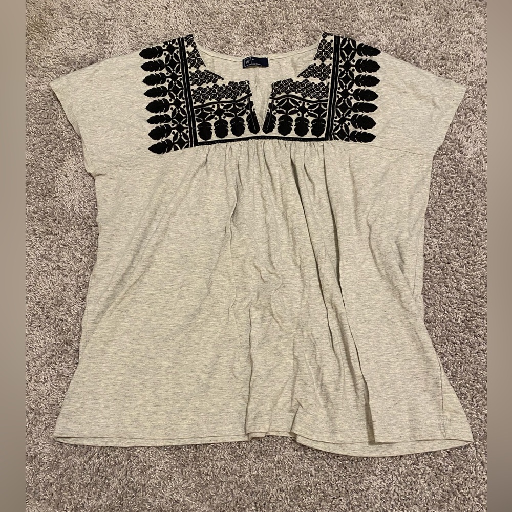 Embroidered top
